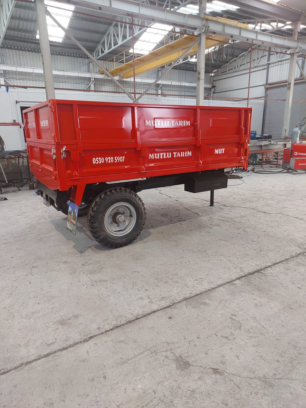 5 Ton Tarım Römorku | Traktör Arkası Damperli Römork - Mutlu Tarım